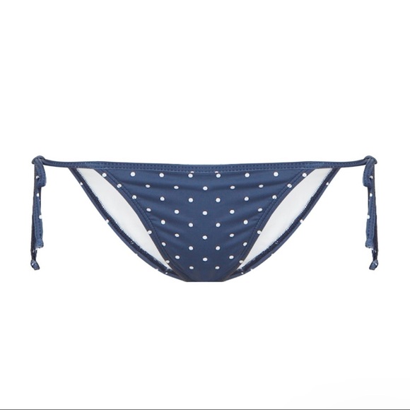 Verde Limon Navy White Dots Missouri Bikini - Picture 7 of 8